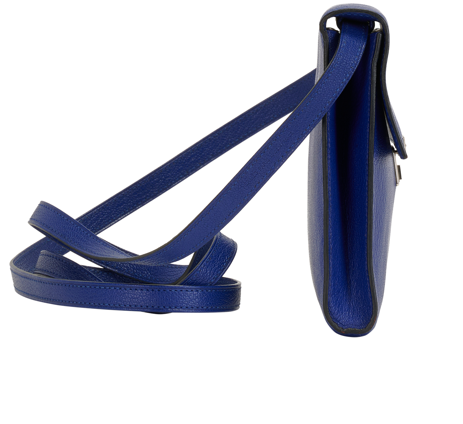 Clic 16 Wallet On Strap, &pound;1,800, Handbags, Blue, Leather, Side view